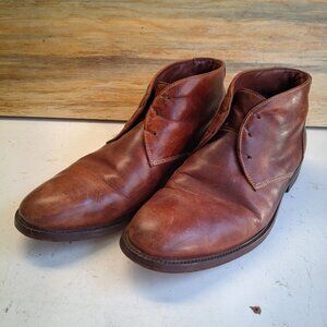 JOHNSTON & MURPHY RED BROWN OILED COPELAND CHUKKA MENS SIZE 13